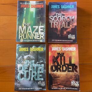 The Maze Runner Series Paperback Books 1-4 by James Dashner